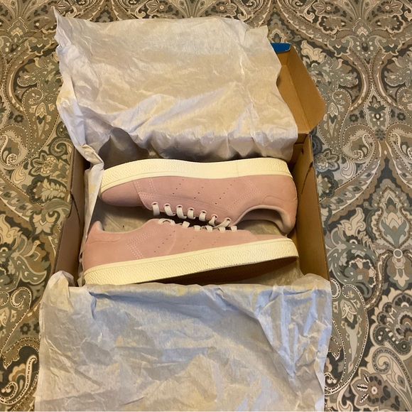 New Adidas Stan Smith SC IG0345 Clear Pink Women’s Sz 8 - Picture 3 of 16